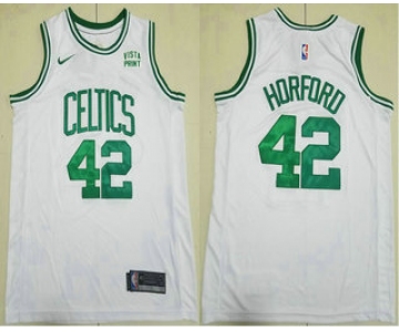 Men's Boston Celtics #42 Al Horford White Icon Sponsor Swingman Jersey