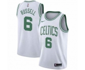 Men's Boston Celtics #6 Bill Russell White 2023 Association Edition Stitched Basketball Jersey