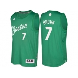 Men's Boston Celtics #7 Jaylen Brown Green 2016 Christmas Day NBA Swingman Jersey