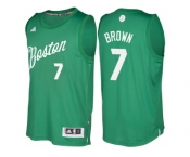 Men's Boston Celtics #7 Jaylen Brown Green 2016 Christmas Day NBA Swingman Jersey