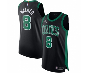 Men's Boston Celtics #8 Kemba Walker Jordan Brand Black 2020-21 Authentic Swingman Jersey