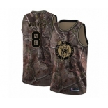 Men's Boston Celtics #8 Kemba Walker Swingman Camo Realtree Collection Basketball Jersey