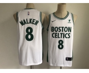 Men's Boston Celtics #8 Kemba Walker Swingman Green Basketball Jersey 2020-2021 City Edition