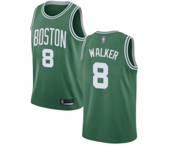 Men's Boston Celtics #8 Kemba Walker Swingman Green(White No.) Road Basketball Jersey - Icon Edition