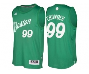 Men's Boston Celtics #99 Jae Crowder Green 2016 Christmas Day NBA Swingman Jersey