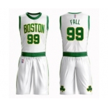 Men's Boston Celtics #99 Tacko Fall Authentic White Basketball Suit Jersey - City Edition