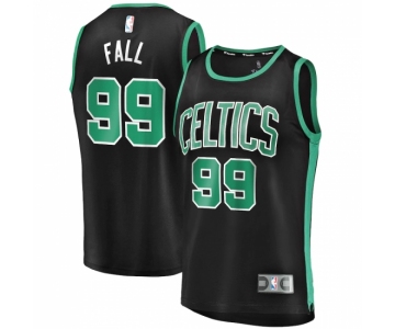 Men's Boston Celtics #99 Tacko Fall Fanatics Branded Black 2020-21 Fast Break Player Replica Jersey