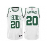 Men's Gordon Hayward Boston Celtics #20 Home White New Swingman Jersey