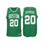 Men's Gordon Hayward Boston Celtics #20 Road Green New Swingman Jersey