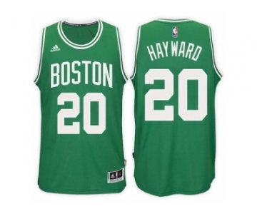 Men's Gordon Hayward Boston Celtics #20 Road Green New Swingman Jersey