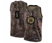 Men's Nike Boston Celtics #0 Jayson Tatum Swingman Camo Realtree Collection NBA Jersey