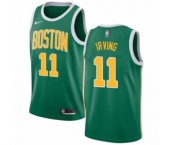 Men's Nike Boston Celtics #11 Kyrie Irving Green Swingman Jersey - Earned Edition