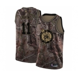 Men's Nike Boston Celtics #11 Kyrie Irving Swingman Camo Realtree Collection NBA Jersey