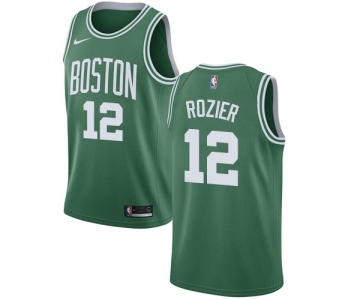 Men's Nike Boston Celtics #12 Terry Rozier Swingman Green(White No.) Road NBA Jersey - Icon Edition