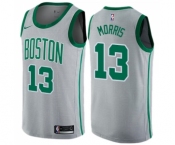 Men's Nike Boston Celtics #13 Marcus Morris Swingman Gray NBA Jersey - City Edition