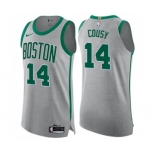 Men's Nike Boston Celtics #14 Bob Cousy Authentic Gray NBA Jersey - City Edition