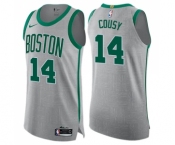 Men's Nike Boston Celtics #14 Bob Cousy Authentic Gray NBA Jersey - City Edition