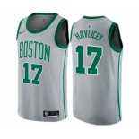 Men's Nike Boston Celtics #17 John Havlicek Swingman Gray NBA Jersey - City Edition