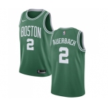 Men's Nike Boston Celtics #2 Red Auerbach Swingman Green(White No.) Road NBA Jersey - Icon Edition