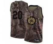 Men's Nike Boston Celtics #20 Gordon Hayward Swingman Camo Realtree Collection NBA Jersey