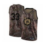 Men's Nike Boston Celtics #33 Larry Bird Swingman Camo Realtree Collection NBA Jersey