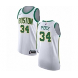 Men's Nike Boston Celtics #34 Paul Pierce Authentic White NBA Jersey - City Edition