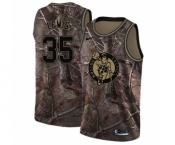 Men's Nike Boston Celtics #35 Reggie Lewis Swingman Camo Realtree Collection NBA Jersey