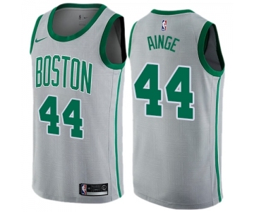 Men's Nike Boston Celtics #44 Danny Ainge Swingman Gray NBA Jersey - City Edition