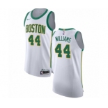 Men's Nike Boston Celtics #44 Robert Williams Authentic White NBA Jersey - City Edition