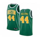 Men's Nike Boston Celtics #44 Robert Williams Green Swingman Jersey - Earned Edition