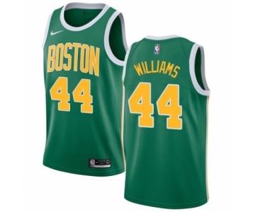 Men's Nike Boston Celtics #44 Robert Williams Green Swingman Jersey - Earned Edition