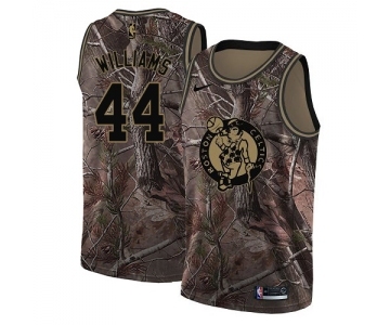 Men's Nike Boston Celtics #44 Robert Williams Swingman Camo Realtree Collection NBA Jersey