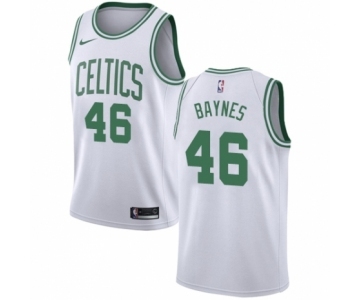 Men's Nike Boston Celtics #46 Aron Baynes Swingman White NBA Jersey - Association Edition