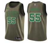 Men's Nike Boston Celtics #55 Greg Monroe Swingman Green Salute to Service NBA Jersey