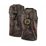 Men's Nike Boston Celtics #7 Jaylen Brown Swingman Camo Realtree Collection NBA Jersey