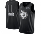 Men's Nike Jordan Boston Celtics #11 Kyrie Irving Swingman Black 2018 All-Star Game NBA Jersey