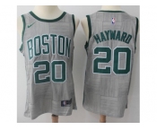 Nike Boston Celtics #20 Gordon Hayward Gray NBA Swingman City Edition Jersey