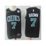 Nike Boston Celtics #7 Jaylen Brown Black NBA Swingman Jersey