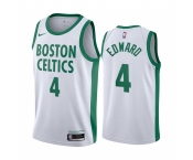 Nike Celtics #4 Carsen Edward White NBA Swingman 2020-21 City Edition Jersey