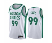 Nike Celtics #99 Tacko Fall White NBA Swingman 2020-21 City Edition Jersey