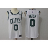 Nike NBA Boston Celtics #0 Jayson Tatum Jersey 2017-18 New Season White Jersey