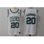 Nike NBA Boston Celtics #20 Gordon Hayward Jersey 2017-18 New Season White Jersey