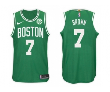 Nike NBA Boston Celtics #7 Jaylen Brown Jersey 2017-18 New Season Green Jersey