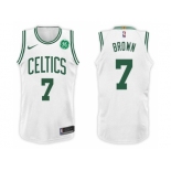 Nike NBA Boston Celtics #7 Jaylen Brown Jersey 2017 18 New Season White Jersey