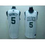 boston celtics #5 garnett whtie(fans edition)