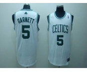 boston celtics #5 garnett whtie(fans edition)