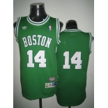 nba boston celtics #14 boston green(white number)