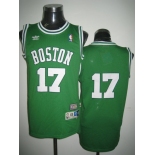 nba boston celtics #17 boston green(white number)