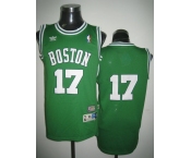 nba boston celtics #17 boston green(white number)