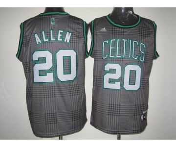 nba boston celtics #20 allen black-grey[2012]